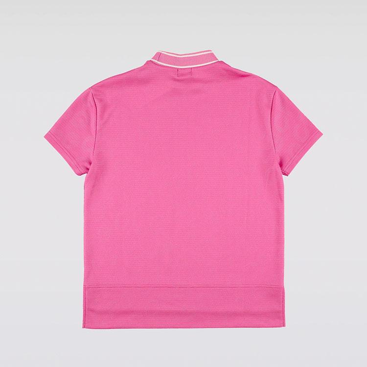 CPG GOLF ロゴ ロングスリーブ モックネックTシャツ ピンク 新品