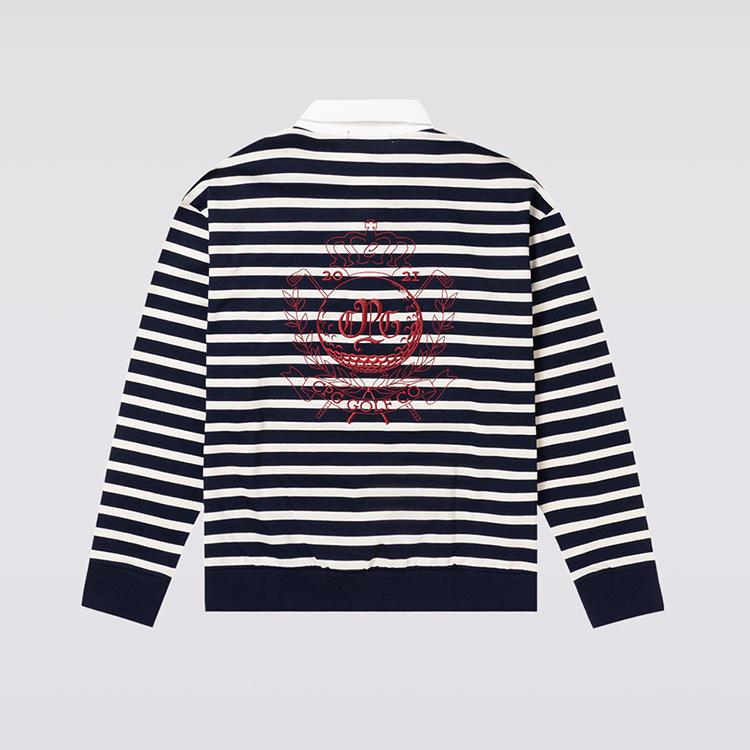 CPG GOLF ボーダーポロシャツ ロングスリーブ レディース 2025秋冬