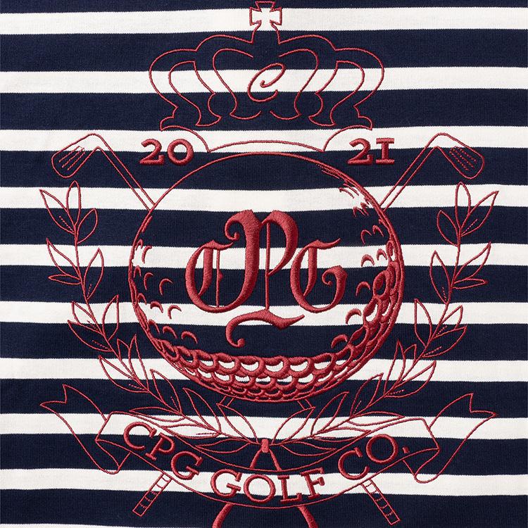 CPG GOLF ボーダーポロシャツ ロングスリーブ レディース 2025秋冬