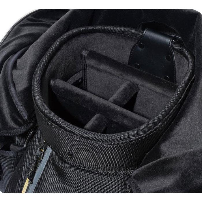 ニューエラ ゴルフ ベーシックポーチ付き　キャディーバッグ 9型 ブラック×ゴールド 13534661 