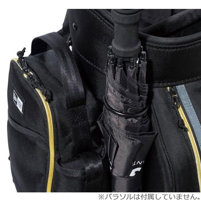 ニューエラ ゴルフ ベーシックポーチ付き　キャディーバッグ 9型 ブラック×ゴールド 13534661 