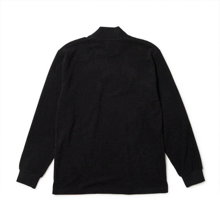 ニューエラ ゴルフ 長袖ハイネック グリッドフリースTシャツ メンズ 2025秋冬 ゴルフウェア 14669872 NEW ERA（ニューエラ） ゴルフ 長袖ハイネック グリッドフリースT