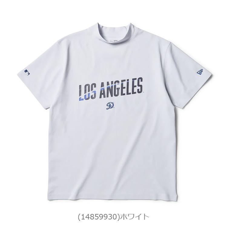ニューエラ ゴルフ MLB ロサンゼルス・ドジャース ミッドネック 半袖Tシャツ メンズ 2026春夏 ゴルフウェア 14859930_1
