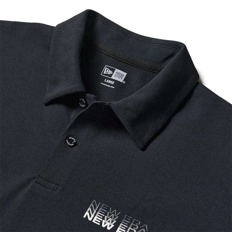 【未使用】ブリストル ニューエラ ゴルフ ポロシャツ カットソー M 黒 NEW ERA（ニューエラ） ゴルフ 鹿の子 半袖ポロシャツ メンズ 2026春夏