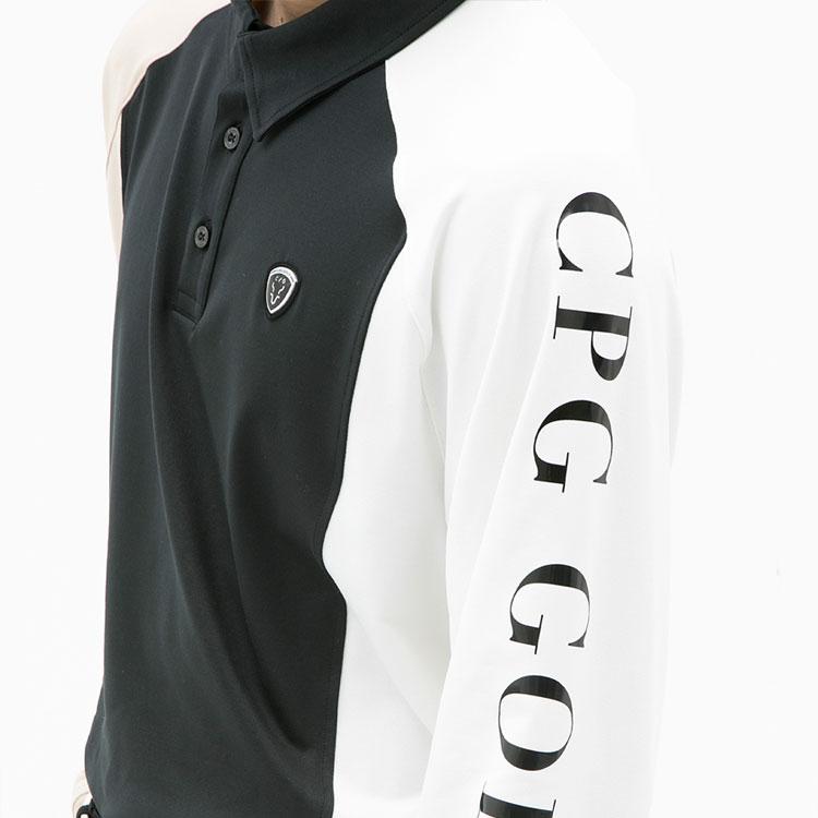 CPG GOLF 【期間限定】 カラーブロックポロロングスリーブ メンズ