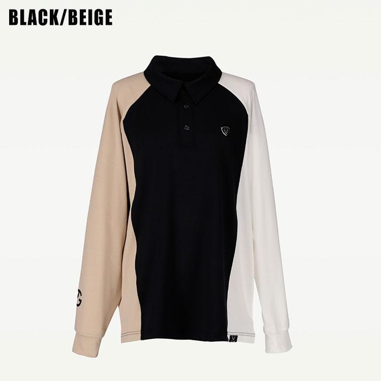 CPG GOLF 【期間限定】 カラーブロックポロロングスリーブ メンズ