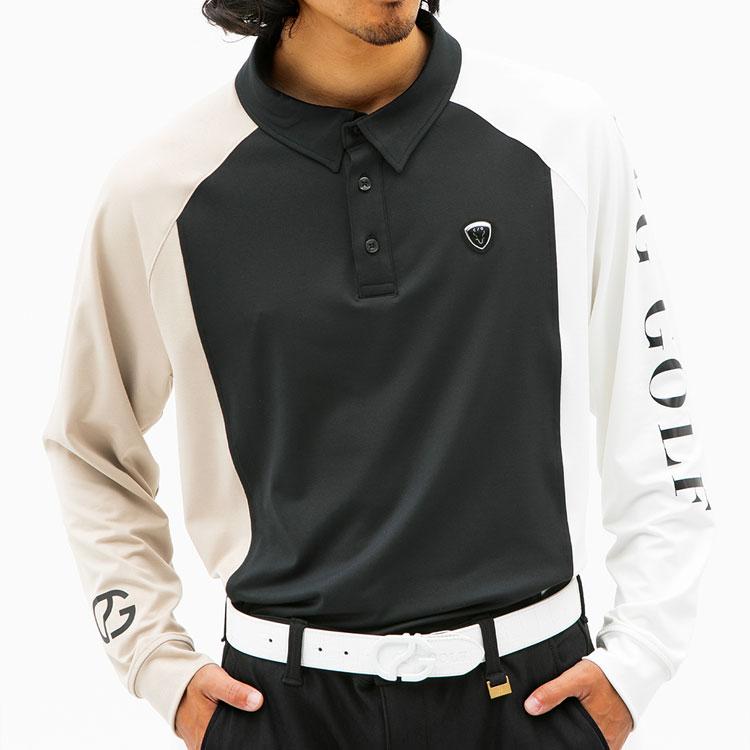 CPG GOLF 【期間限定】 カラーブロックポロロングスリーブ メンズ