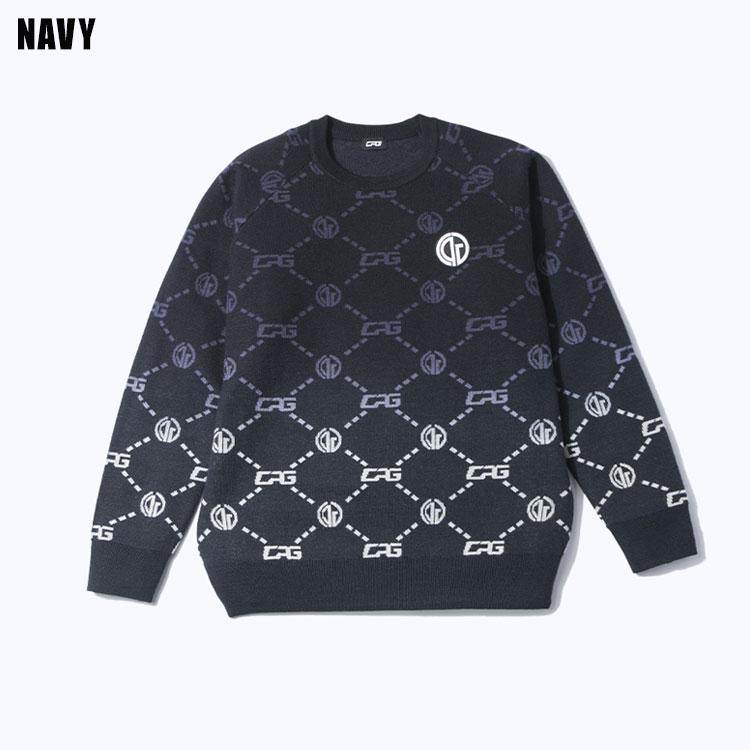 CPG GOLF 【期間限定】 グラデーションロゴセーター Lサイズ CPG GOLF 【期間限定】 グラデーションロゴセーター Lサイズ