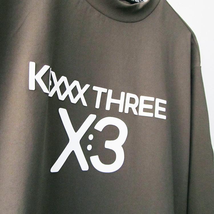 KI-XXX THREE キックスリー 撥水ストレッチプルオーバー メンズ 2025