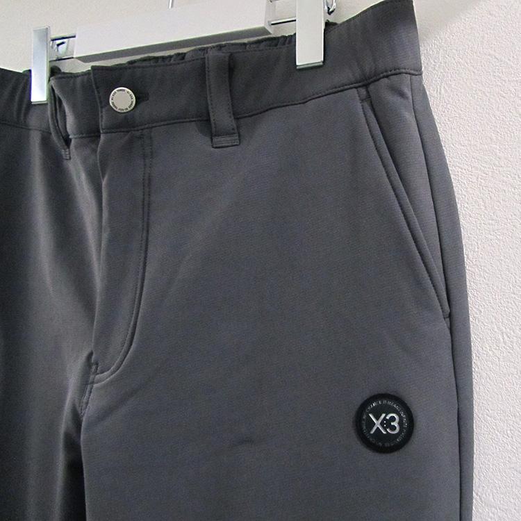 KI-XXX THREE キックスリー 裏起毛テーパードパンツ メンズ 2025秋冬