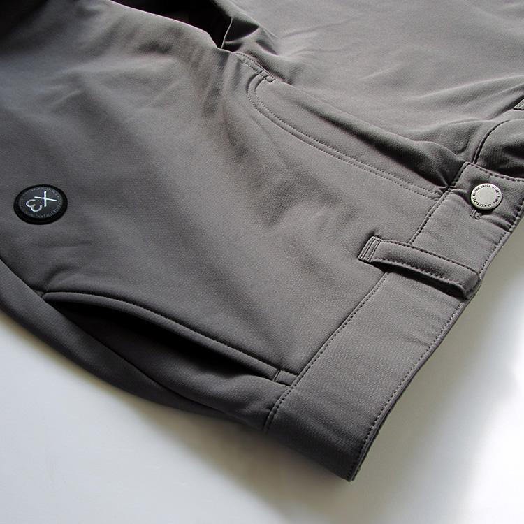 KI-XXX THREE キックスリー 裏起毛テーパードパンツ メンズ 2025秋冬