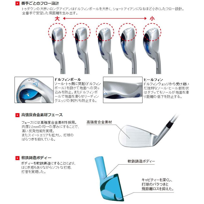 kasco（キャスコ） ドルフィン アイアン DI-115 単品 スチールシャフト