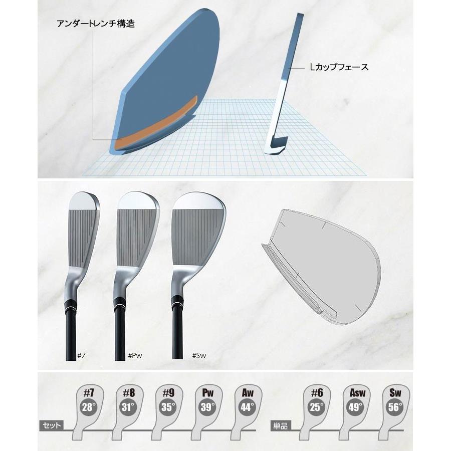 【期間限定】 アキラ プロダクツ ADR プラチナム アイアン 5本セットの画像