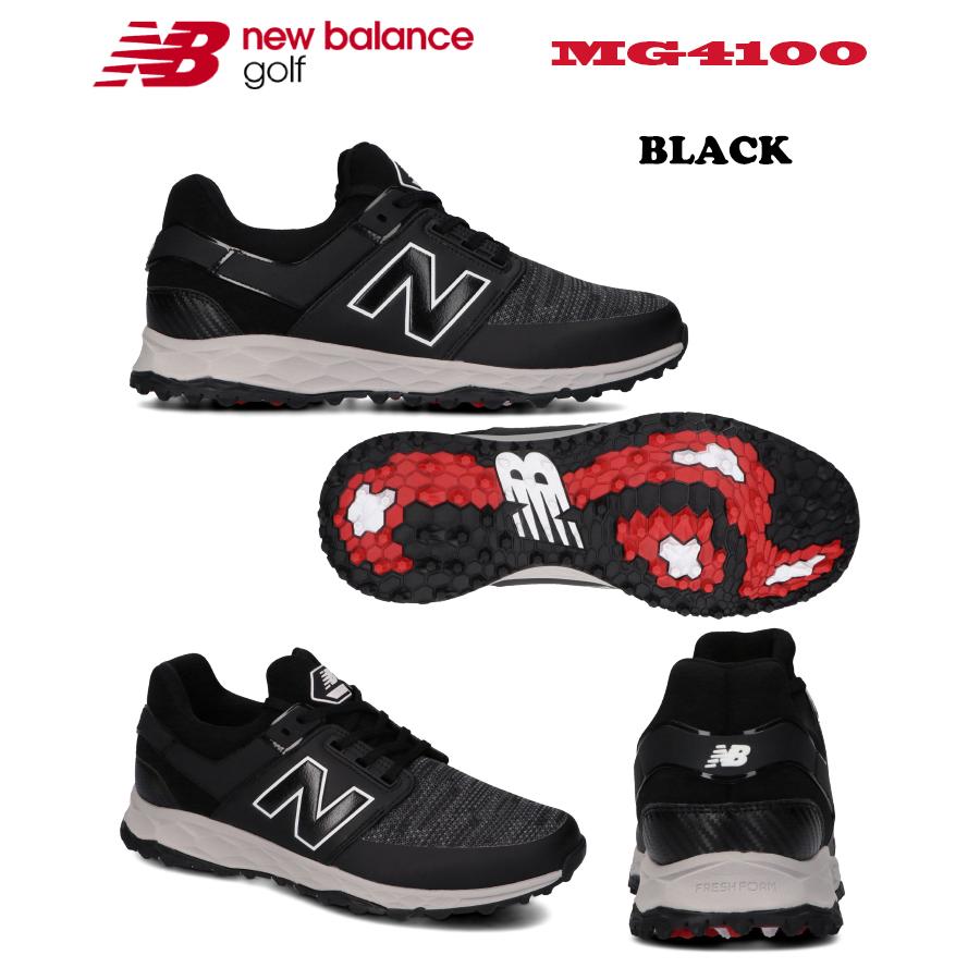 ニューバランス ゴルフ Mg4100 メンズ モデル スパイクレス シューレース ゴルフシューズ 4年保証