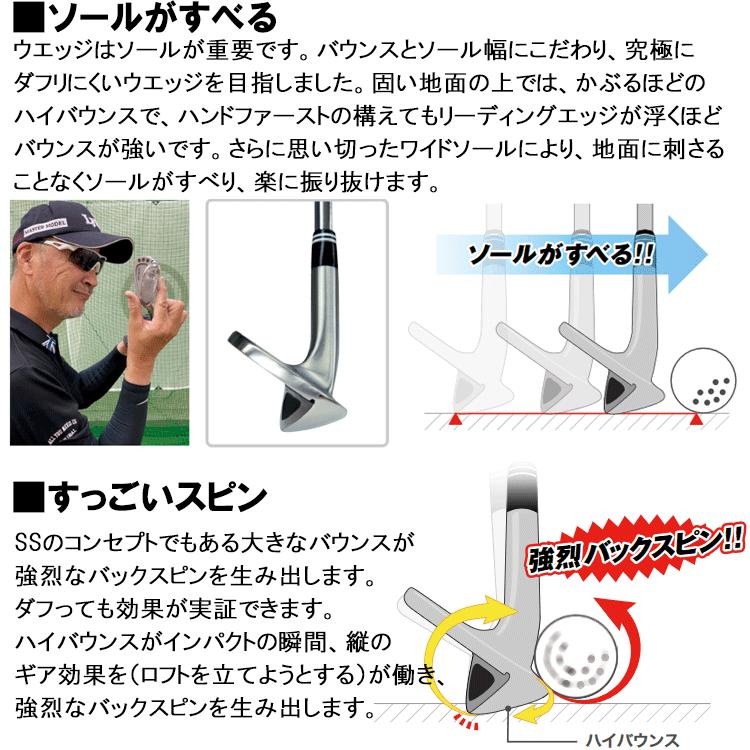 【送料無料】【期間限定】【マーク金井氏 設計・監修】 リンクス ゴルフ SS2 ウェッジ Lynx Golf SSII 【sbn】｜g-zone｜04