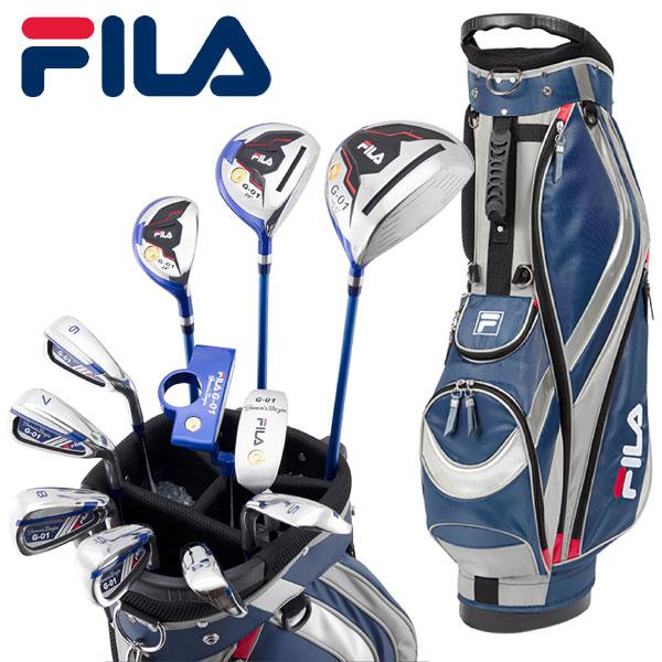 【期間限定】 FILA フィラ ゴルフ メンズ クラブセット 14点 クラブ11本 FLG01TF 【sbn】 301980247849
