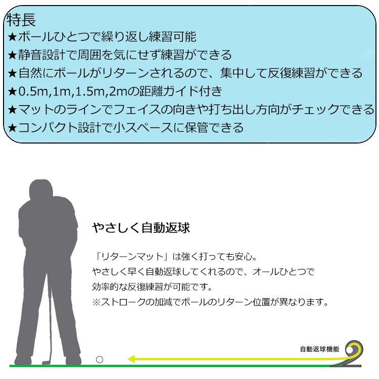期間限定】【送料無料】 エジソンゴルフ リターンマット2 パターマット