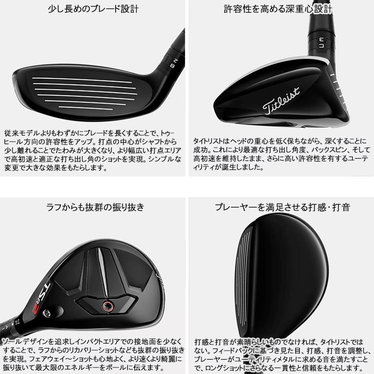 未使用】 タイトリスト TSR2 ユーティリティ UT5 (24度) モーダス