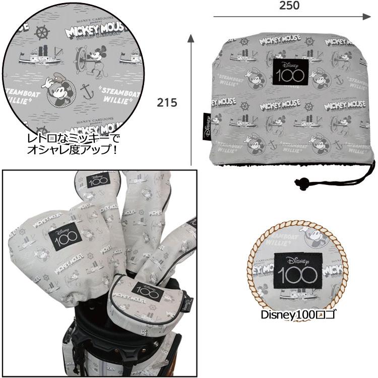 【期間限定】【送料無料】 ディズニー ゴルフ Disney100 アイアンフード モノクロ 73220-430-041 Lynx Golf 2023 【sbn】｜g-zone｜05