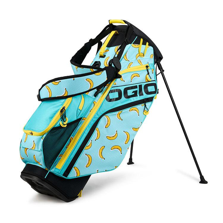 【新品】OGIO オジオ バナナ柄 キャディバッグ ゴルフ ミント グリーン 新品】OGIO オジオ バナナ柄 キャディバッグ ゴルフ ミント