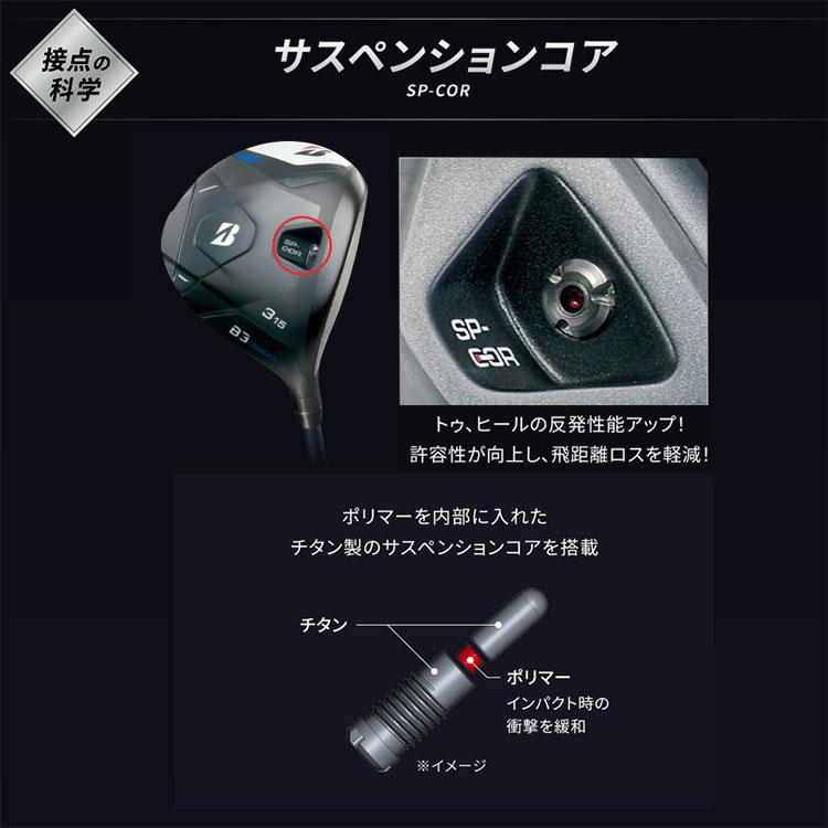 (期間限定) ブリヂストン ゴルフ B3MAX フェアウェイウッド VANQUISH BS40 for MAX カーボン 2024モデル (sbn)の画像