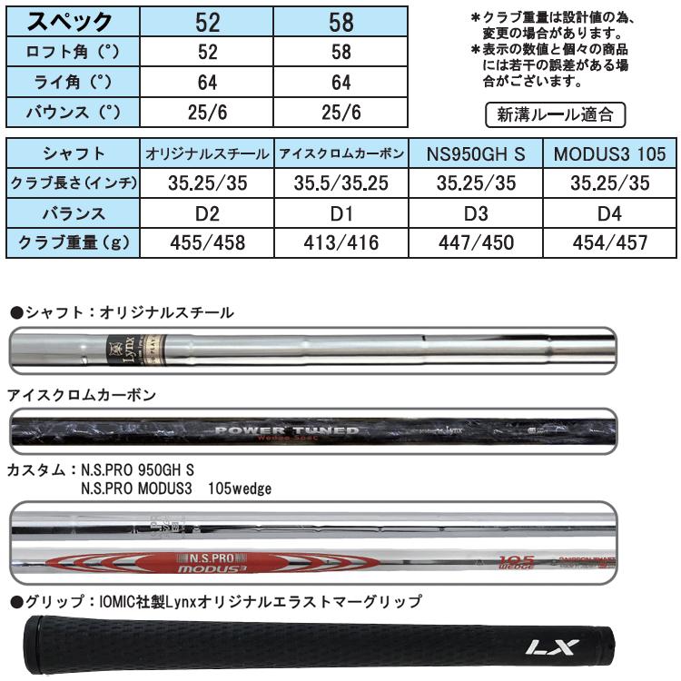 Lynx（リンクス） (期間限定) ゴルフ ボンバ マックス ウェッジ