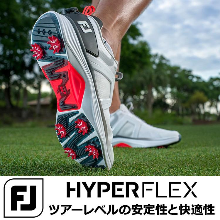 FootJoy HYPERFLEX ゴルフシューズ (26cm) FootJoy（フットジョイ） FJ ハイパーフレックス ボア メンズ ゴルフ
