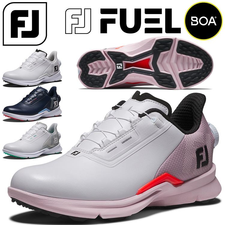 FJ FUEL 2025新作25.0cm 新品未使用 FootJoy（フットジョイ） FJ フューエル ボア レディース スパイクレス