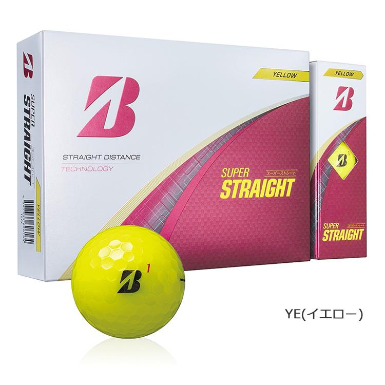 ブリヂストン SUPER STRAIGHT 3ダース(新品）+おまけ1ダース BRIDGESTONE GOLF ブリヂストンゴルフ ゴルフボール SUPER