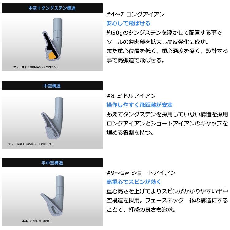 数量限定 ミズノ Mizuno Pro M-15 グレーIP仕上げ アイアン 6本セット MCI 80 カーボンシャフト 日本仕様 2026モデルの画像