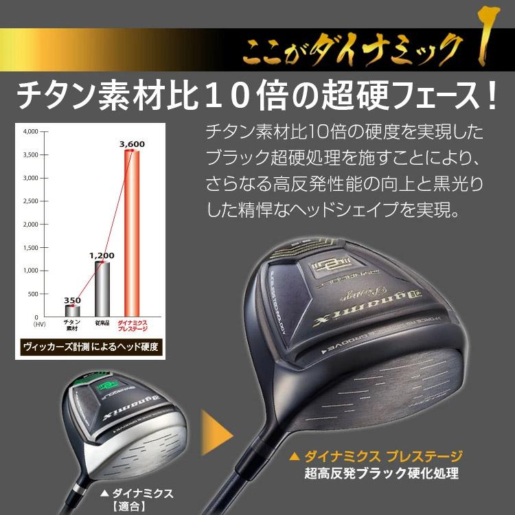 レフティ【新品】高反発ダイナミクスプレステージ プレミア飛匠シャフト仕様 DYNAGOLF ダイナゴルフ ダイナミクスプレステージ ドライバー