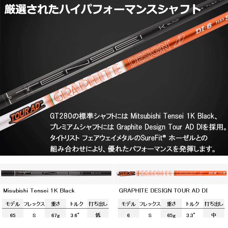 Titleist タイトリスト GT280 ミニ ドライバー TENSEI 1K BLACK Titleist タイトリスト GT280 ミニ ドライバー TENSEI 1K BLACK