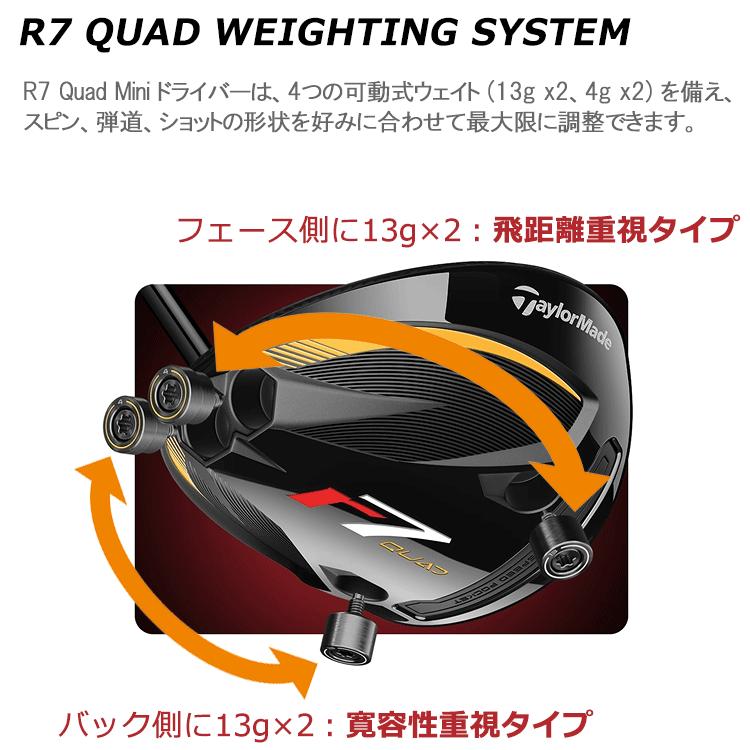 TaylorMade 数量限定品 テーラーメイド r7 Quad ミニ ドライバー