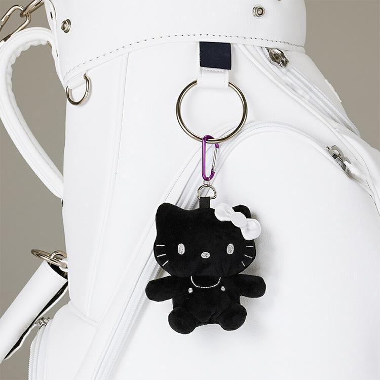 ハローキティ ブラックver. ボールポーチ ゴルフ用品 KTBP004 サンリオ