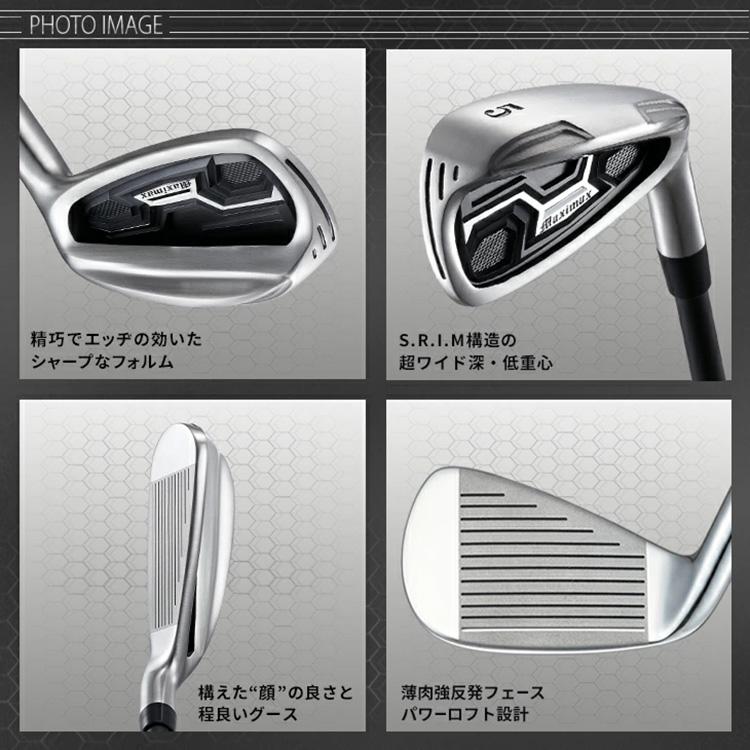 (期間限定) ワークスゴルフ マキシマックス アイアン 6本セット（#5-9,PW）ワークテック飛匠シャフト仕様 (sbn)の画像
