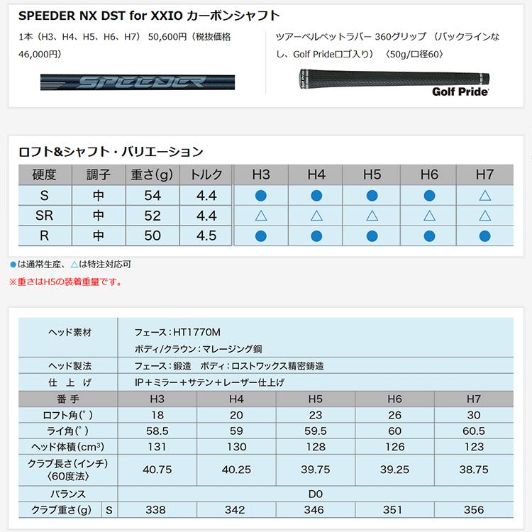 (期間限定) ダンロップ XXIO14＋ ゼクシオ フォーティーン プラス ハイブリッド NX DST カーボン 2026モデル (sbn)の画像