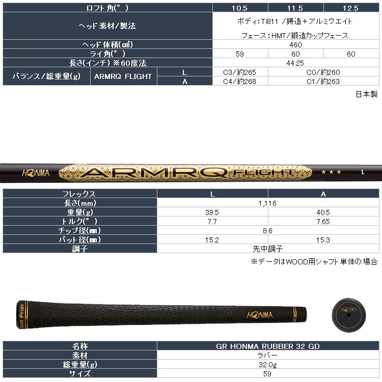 HONMA GOLF（本間ゴルフ） (期間限定*) ホンマ ゴルフ BERES 10 ベレス
