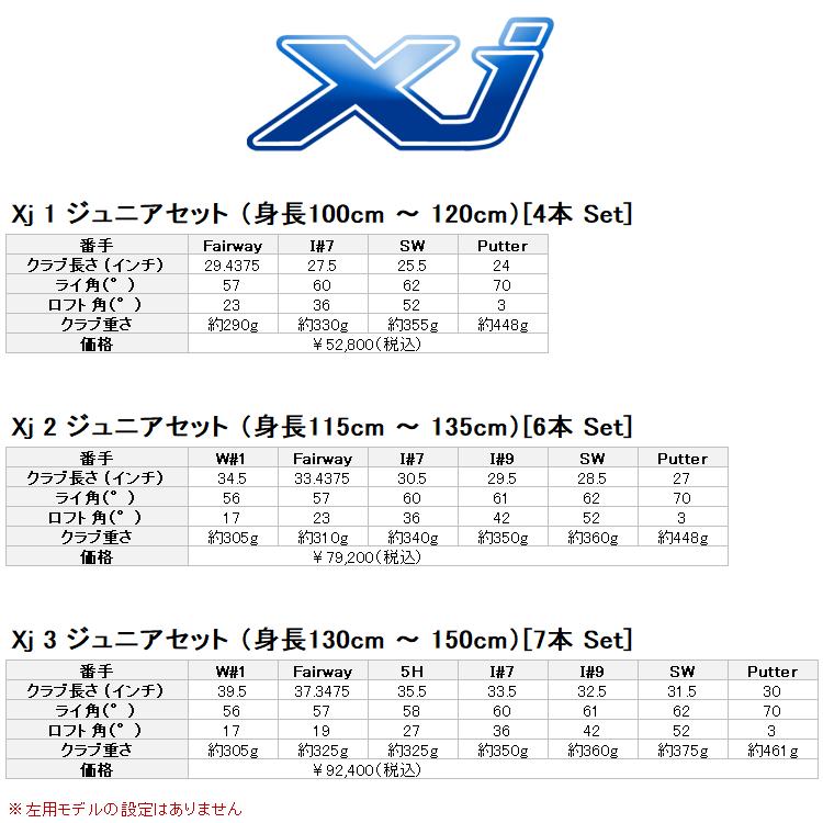 Callaway（キャロウェイ） Xj-3 ジュニアセット 子供用 ゴルフクラブ 7