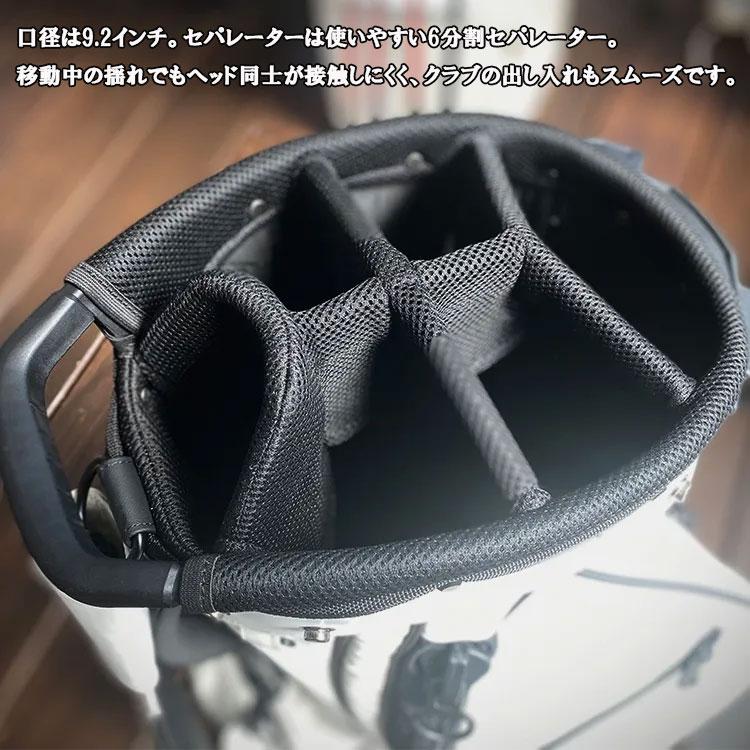 期間限定】 数量限定品 ラヘラ ゴルフ ビッグジッパー キャディバッグ