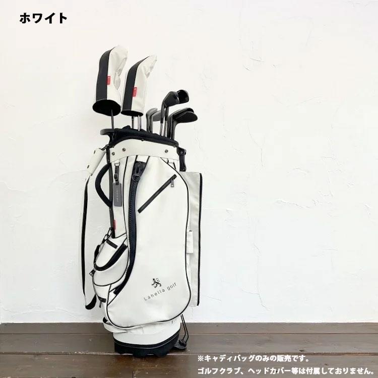 期間限定】 数量限定品 ラヘラ ゴルフ ビッグジッパー キャディバッグ