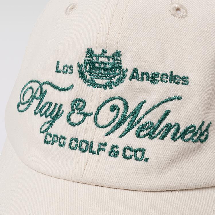 CPG GOLF CPG GOLF PLAY&WELNESS ロゴキャップ 2025秋冬 4514-25207