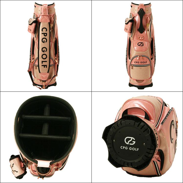 CPG GOLF 【期間限定】 エナメル コンビ キャディバッグ 9.5型 CPG GOLF 【期間限定】 エナメル コンビ キャディバッグ 9.5型
