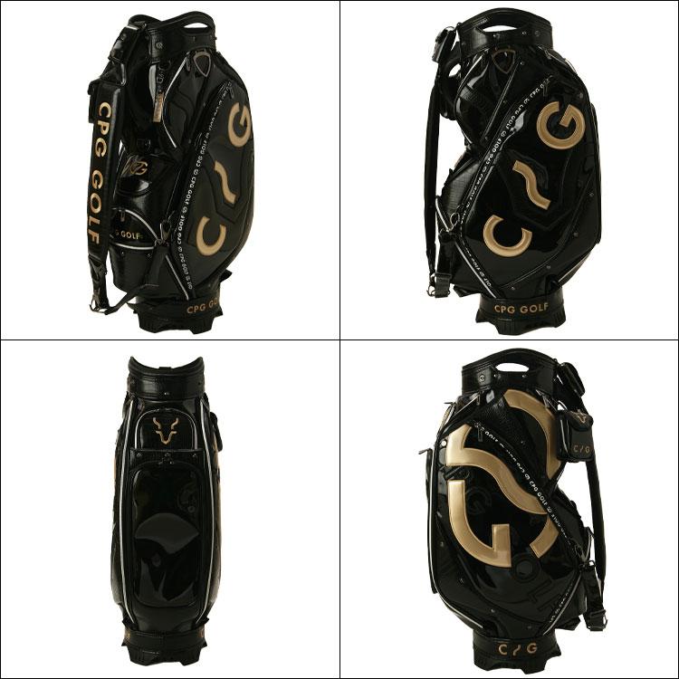 CPG GOLF 【期間限定】 エナメル コンビ キャディバッグ 9.5型 CPG GOLF 【期間限定】 エナメル コンビ キャディバッグ 9.5型