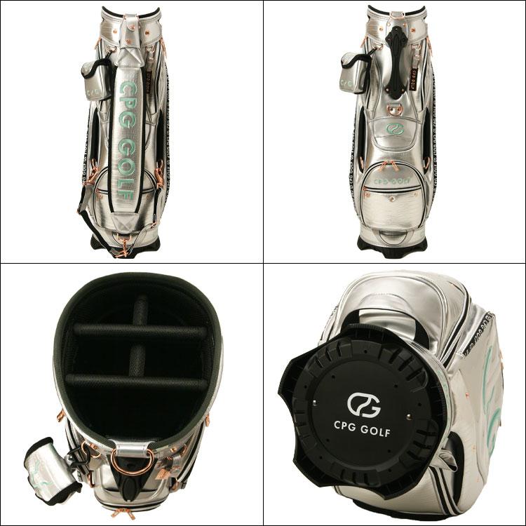 CPG GOLF 【期間限定】 エナメル コンビ キャディバッグ 9.5型 CPG GOLF 【期間限定】 エナメル コンビ キャディバッグ 9.5型