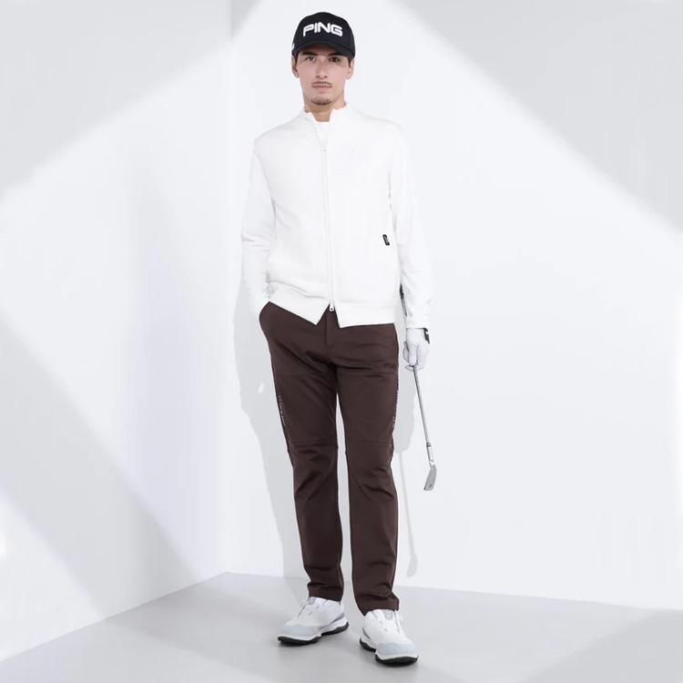 PING（ピン） 全方向ストレッチ 裏起毛ダンボールニット テーパード