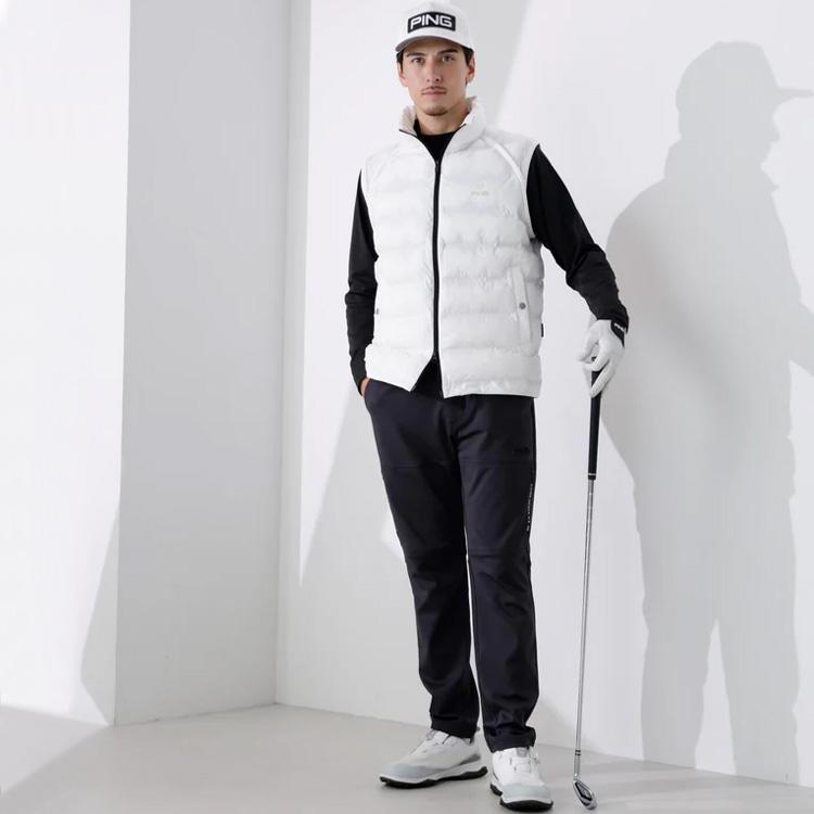 PING（ピン） 全方向ストレッチ 裏起毛ダンボールニット テーパード