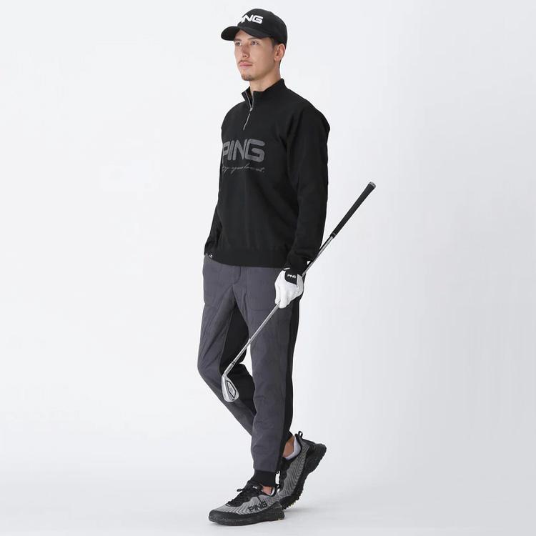 PING（ピン） ハーフジップハイネックニット メンズ 2025秋冬 ゴルフ
