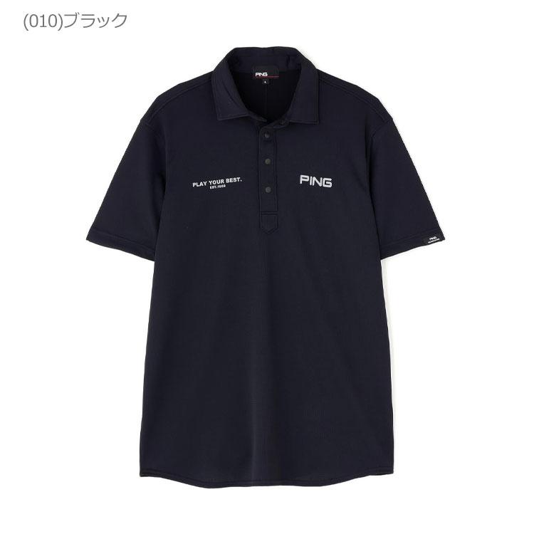 Malbon 2026夏新作 半袖ゴルフウェア 通気性抜群 ストレッチ韓国風 ⭐ PING（ピン） アセイヤーン裏ワッフル半袖ポロシャツ メンズ 2026春夏