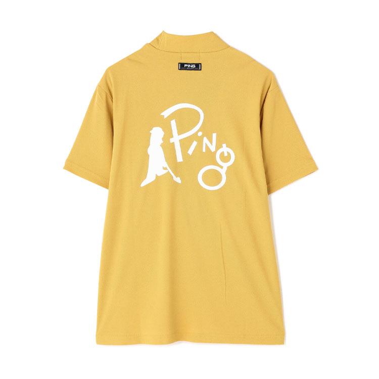 おまとめ　新品　PING ピン　モックネック　長袖カットソー　シャツ　イエロー PING APPARELピンアパレル】クールコアストレッチ起毛長袖ハイネック