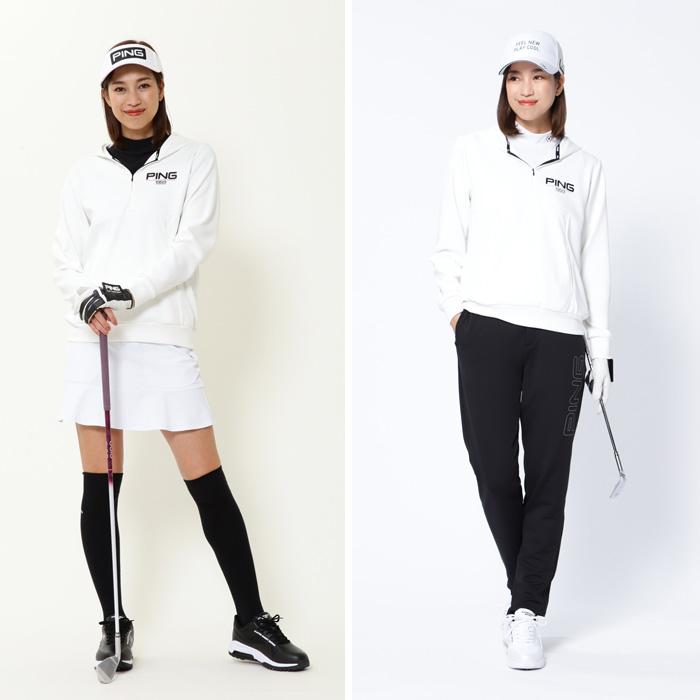 PING ピン レディース 全方向ストレッチ スウェットフーディー L PING
